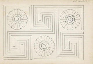 Johanna van de Kamer - Motief met meander en gestileerde bloemen.webp