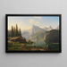 Am Vierwaldstättersee - Johannes Bartholomus Duntze — gerahmtes Bild an der Wand