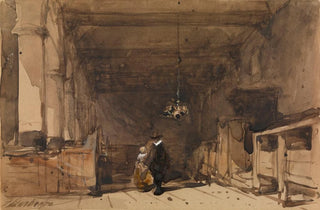 Johannes Bosboom - The Bakenesserkerk in Haarlem.webp