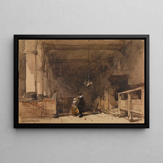 Johannes Bosboom - The Bakenesserkerk in Haarlem.webp