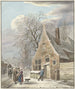 Dorf unter Schnee - Johannes Christiaan Janson — Ansicht des Kunstwerks