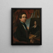 Selbstporträt - Johannes Daniel Susan — gerahmtes Bild an der Wand