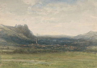Johannes Gijsbert Vogel - Gezicht op Valkenburg Limburg.webp