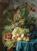 Stillleben mit Früchten auf einem Steintisch - Johannes Hendrik Fredriks — Ansicht des Kunstwerks