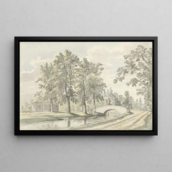 Johannes Jelgerhuis - Gezicht op de Biltstraat buiten Utrecht.webp