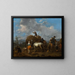 La Fauche des foins - Johannes Lingelbach — gerahmtes Bild an der Wand