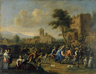 Fest der Pfarrei - Johannes Lingelbach — Ansicht des Kunstwerks