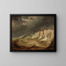 Tempêtes sur la côte - Johannes Tavenraat — gerahmtes Bild an der Wand