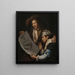 Allegorie auf die französische Invasion von 1672 - Johannes van Wijckersloot — gerahmtes Bild an der Wand