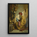 Inspektion der Vase - John Adam Houston — gerahmtes Bild an der Wand