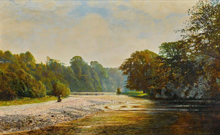 John Atkinson Grimshaw - Stepping Stones Bolton Abbey.webp