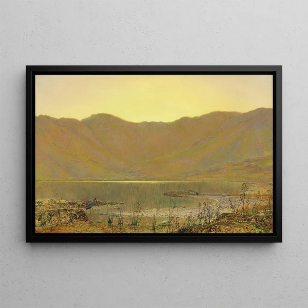 Sundip, die Haus des Reiher - John Atkinson Grimshaw — gerahmtes Bild an der Wand