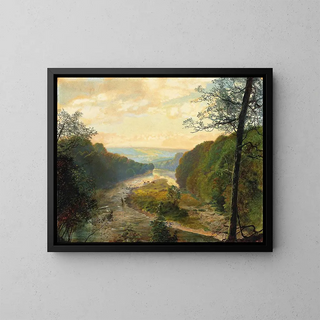 John Atkinson Grimshaw - The Wharfe valley with Barden Tower beyond.webp