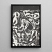 Impressions Das Kunstmuseum von Baltimore - John Blair Mitchell — gerahmtes Bild an der Wand
