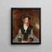 Rose Bradwardine, die Heldin des Romans von Walter Scott Waverley - John Bostock — gerahmtes Bild an der Wand