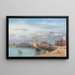 Eingang des Yarmouth-Hafens - John Brett — gerahmtes Bild an der Wand