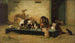 Hundefuttertisch in einer Hundehütte - John Charles Dollman — Ansicht des Kunstwerks