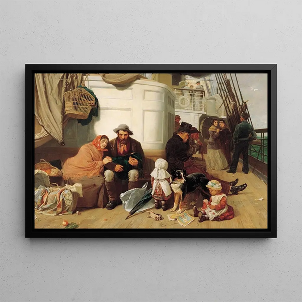 John Charles Dollman - The immigrants ship.webp