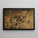 Enfaltet - John Charlton — gerahmtes Bild an der Wand