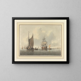 John Cleveley the younger - A Calm Day in the Anchorage.webp