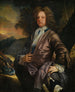 Portrait de William Paul 1673-1711 de Bray Berkshire avec son chien et un fusil - John Closterman — Ansicht des Kunstwerks