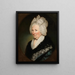 Portrait von Mme Dobbyn - John Comerford — gerahmtes Bild an der Wand