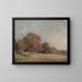 Ein herbstliches Landschaftsbild in East Bergholt - John Constable — gerahmtes Bild an der Wand