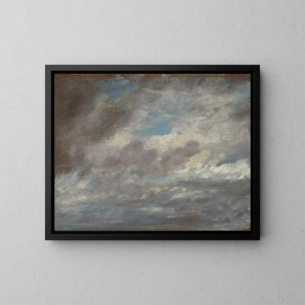 Studie der Wolken - John Constable — gerahmtes Bild an der Wand