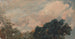 Studie der Wolken mit Bäumen - John Constable — Ansicht des Kunstwerks
