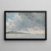 Küstenszene mit Klippen - John Constable — gerahmtes Bild an der Wand