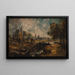 Ecluse de Dedham - John Constable — gerahmtes Bild an der Wand