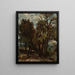Fen Lane East Bergholt - John Constable — gerahmtes Bild an der Wand