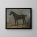 Der schwarze Pferd von Constable - John Constable — gerahmtes Bild an der Wand