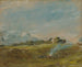 Hampstead Heath mit Lagerfeuer - John Constable — Ansicht des Kunstwerks