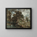 auf dem Fluss Stour - John Constable — gerahmtes Bild an der Wand