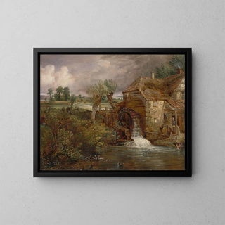 Moulin de Parham à Gillingham - John Constable — gerahmtes Bild an der Wand