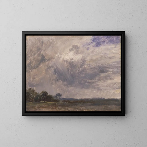Studie eines bewölkten Himmels - John Constable — gerahmtes Bild an der Wand