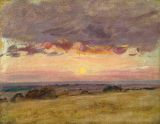 Sommerabend mit Gewitterwolken - John Constable — Ansicht des Kunstwerks