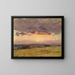 Sommerabend mit Gewitterwolken - John Constable — gerahmtes Bild an der Wand