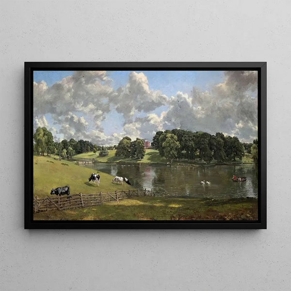 Wivenhoe Park, Essex - John Constable — gerahmtes Bild an der Wand