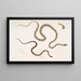 Gocool Dipsas Dipsus Dipsas Gocool 2 Lycodon mit schwarzem Kopf Lycodon melanocephalus - John Edward Gray — gerahmtes Bild an der Wand