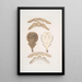 Hardwicke Temera Hardwickii 2 Mâchoires de la raie chinoise Rhina ancylostoma - John Edward Gray — gerahmtes Bild an der Wand