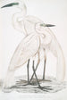 Héron blanc pur Ardea modesta 2 Héron à bec noir Ardea nigrirostris - John Edward Gray — Ansicht des Kunstwerks