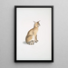 Chat allié Felis affinis - John Edward Gray — gerahmtes Bild an der Wand