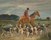 Jäger und Jagdhunde - John Emms — Ansicht des Kunstwerks