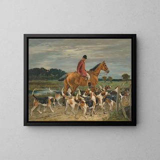 John Emms - Huntsman and hounds.webp
