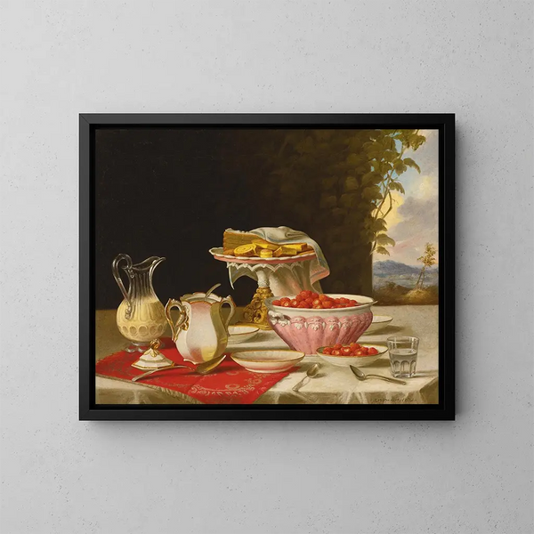 Le Dessert - John F. Francis — gerahmtes Bild an der Wand