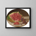 Wassermelone und Trauben - John F. Francis — gerahmtes Bild an der Wand