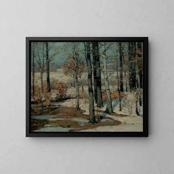 Am Waldrand - John Fabian Carlson — gerahmtes Bild an der Wand