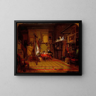 John Ferguson Weir - An Artists Studio.webp